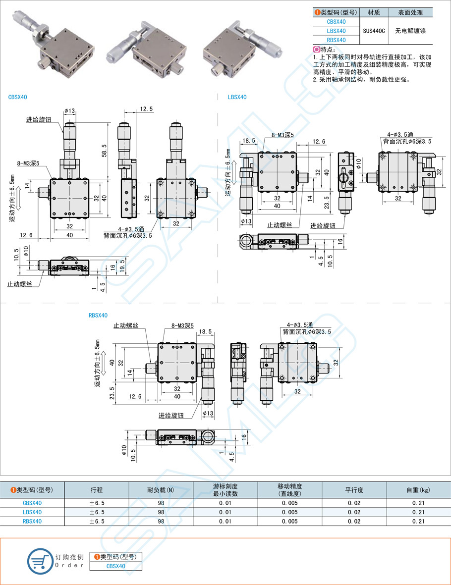 线性滑台的常用术语大全