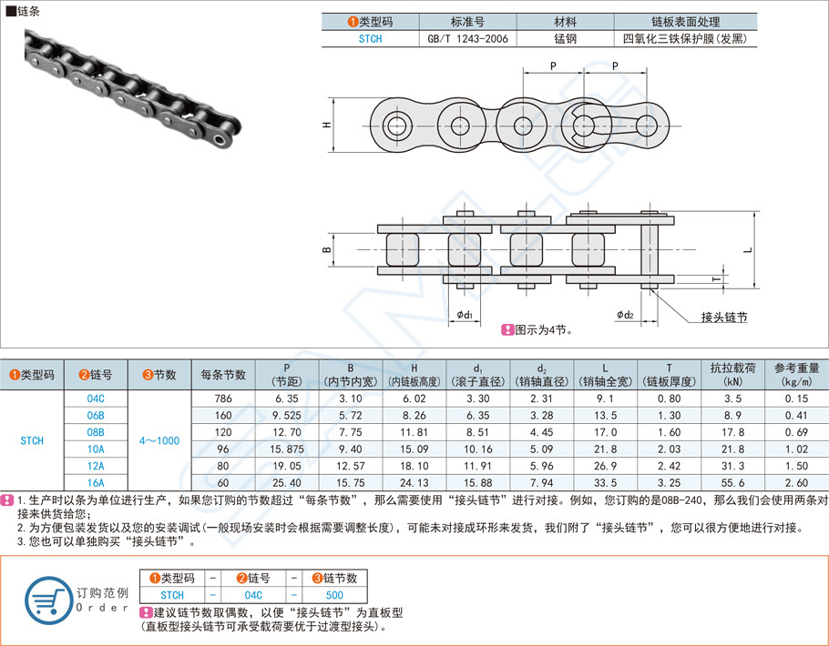 锰钢链条的滚子与链轮齿部的配合方式