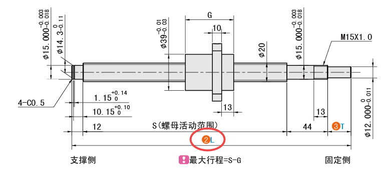 L（总长）