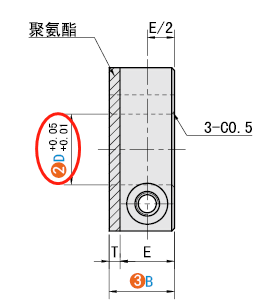 D（适配轴径）