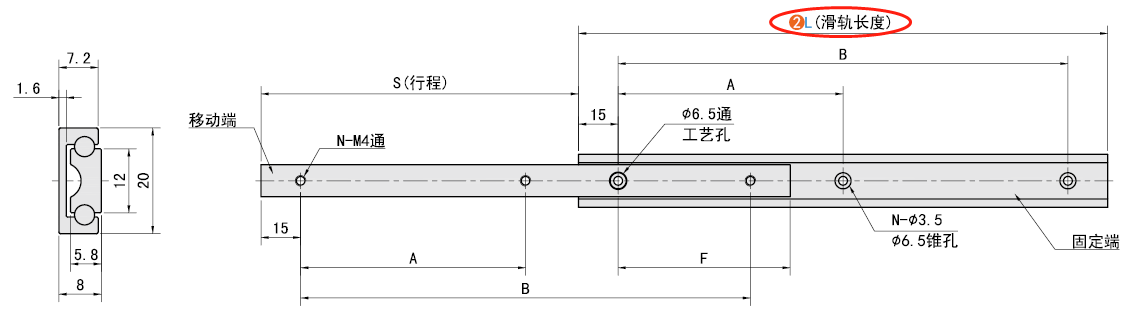 L（长度）