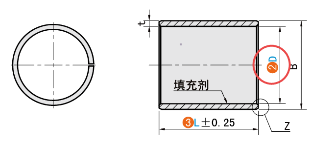 D（适配轴径）