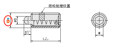 M（螺纹公称）