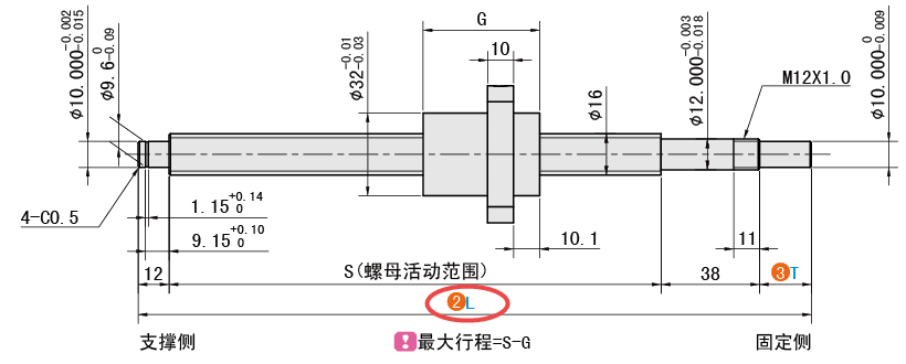 L（总长）