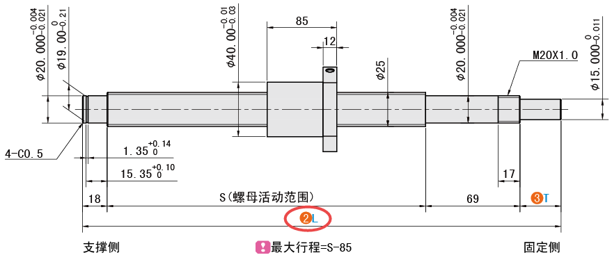 L（总长）