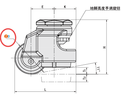 D（轮径）