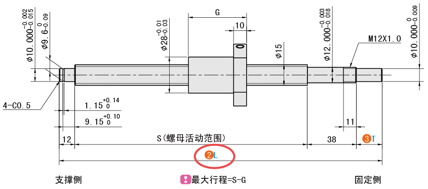 L（总长）